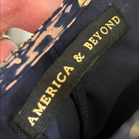 America & Beyond Shimmering Snakeskin Print Spaghetti Strap Maxi Dress - Picture 2 of 8